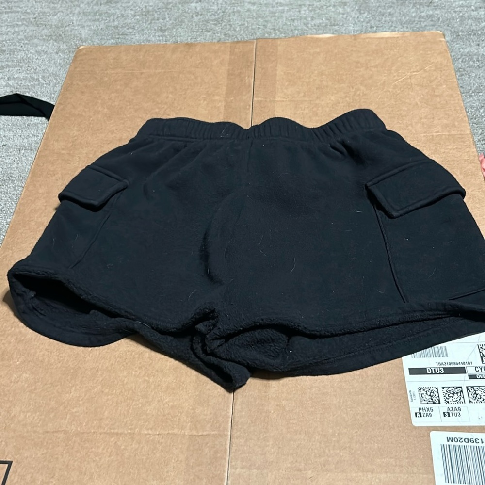 Black Cargo Shorts